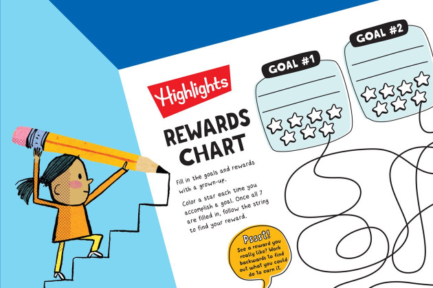 Highlights reward chart printable 